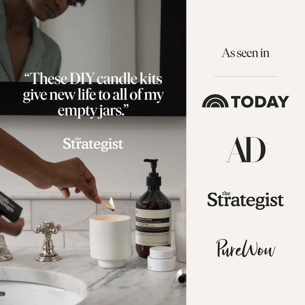 No 01 — Bergamot, White Rose, Oakmoss DIY Candle Kit