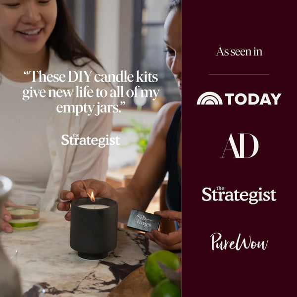 No 07 — Ginger, Pink Grapefruit, Rhubarb DIY Candle Kit