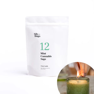 Scent No 12 - Mint, Cannabis, Sage DIY Candle Kit