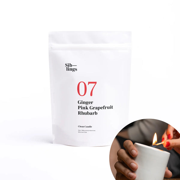 No 07 — Ginger, Pink Grapefruit, Rhubarb DIY Candle Kit