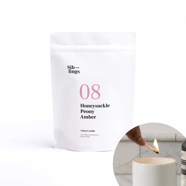 No 08 — Honeysuckle, Peony, Amber DIY Candle Kit