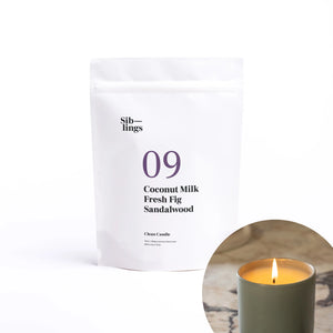 No 09 — Coconut Milk, Fresh Fig, Sandalwood DIY Candle Kit