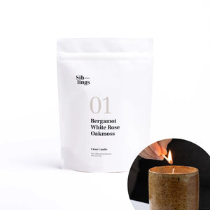 No 01 — Bergamot, White Rose, Oakmoss DIY Candle Kit