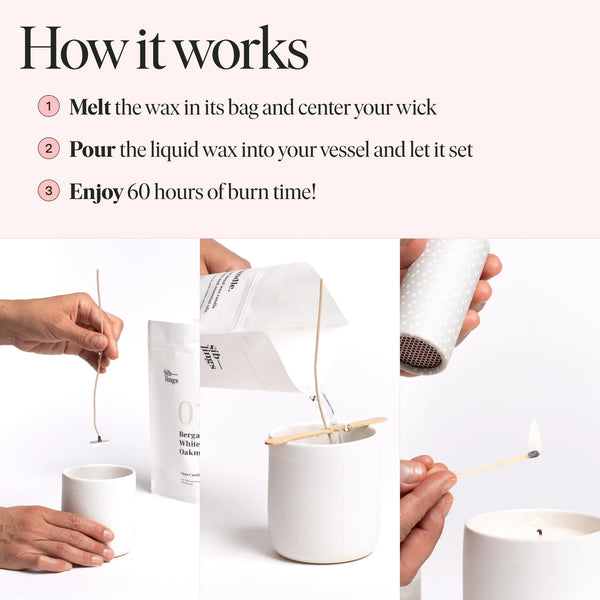 Scent No 03 - Tangerine, Jasmine, Vetiver DIY Candle Kit