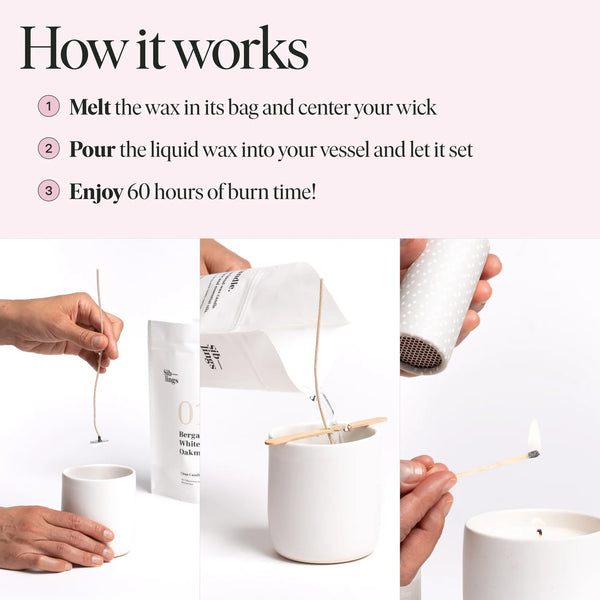 No 07 — Ginger, Pink Grapefruit, Rhubarb DIY Candle Kit