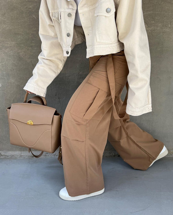 3-in-1 Style Leather Backpack. Fits 16" in Laptop