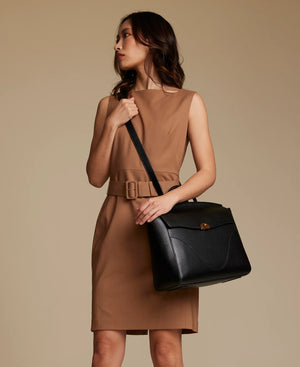 3-in-1 Style Leather Backpack. Fits 16" in Laptop