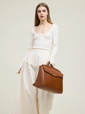 3-in-1 Style Leather Backpack. Fits 16" in Laptop