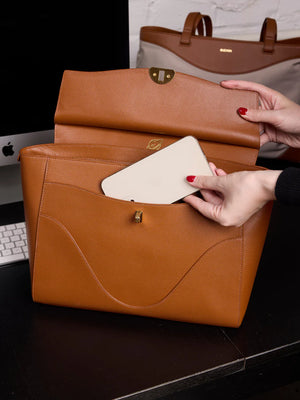 3-in-1 Style Leather Backpack. Fits 16" in Laptop