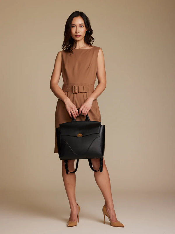 3-in-1 Style Leather Backpack. Fits 16" in Laptop