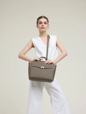 3-in-1 Style Leather Backpack. Fits 16" in Laptop