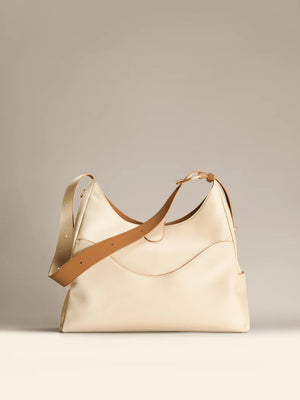 Reverie Hobo: Sustainable Leather, Fits 16" Laptop