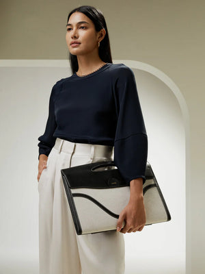 Laptop Sleeve With Laptop Stand & Removable Clutch