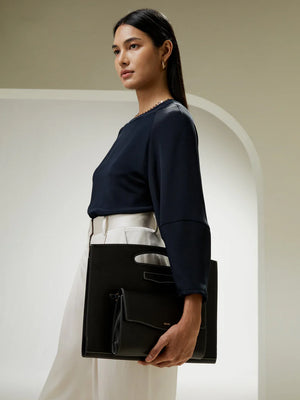 Laptop Sleeve With Laptop Stand & Removable Clutch