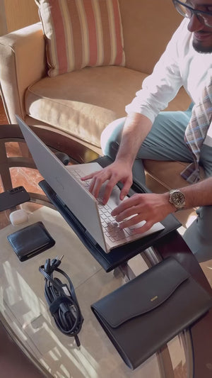 Laptop Sleeve With Laptop Stand & Removable Clutch