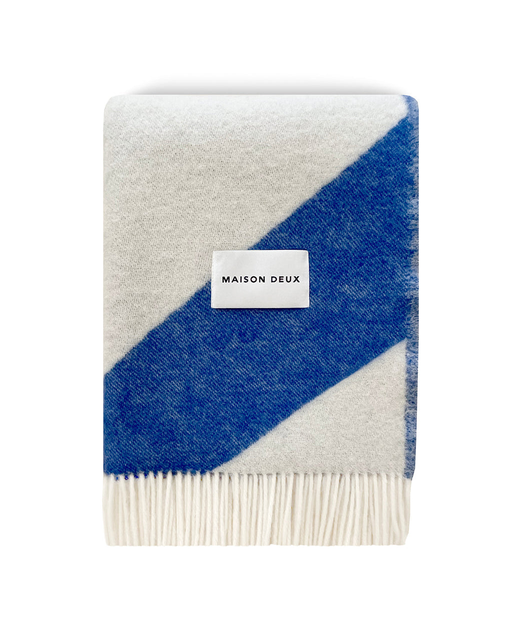 Blanket SWIRL Cobalt Blue / White 4.25 x 6.5ft