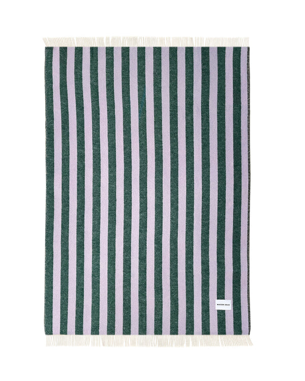 Blanket CANDY WRAP Lilac / Green 4.25 x 6.5ft