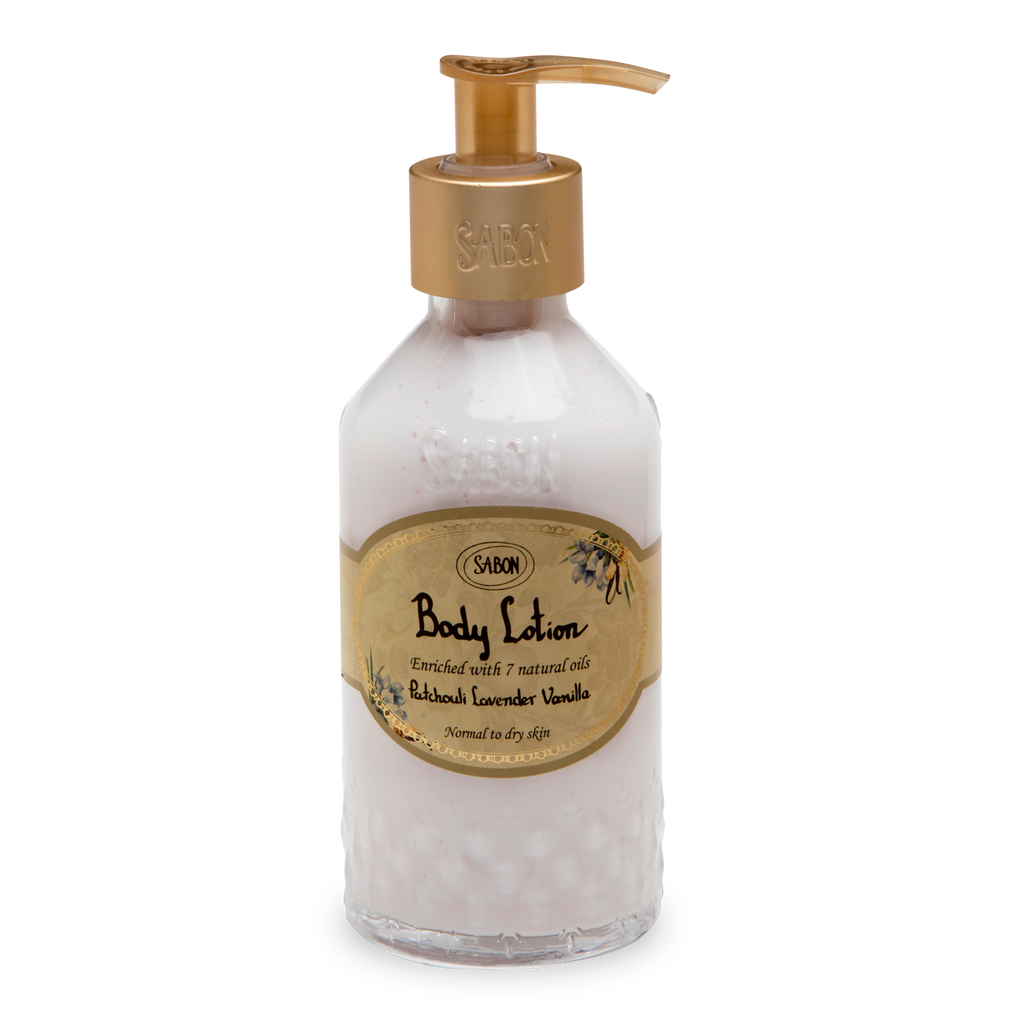 Sabon Luxury Body Lotion Patchouli Lavender Vanilla 7oz (200mL)