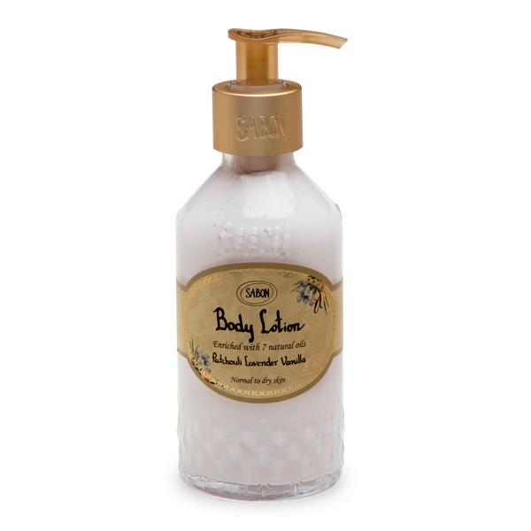 Sabon Luxury Body Lotion Patchouli Lavender Vanilla 7oz (200mL)