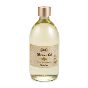 Sabon Luxury Shower Oil White Tea 17.5 oz (500mL)