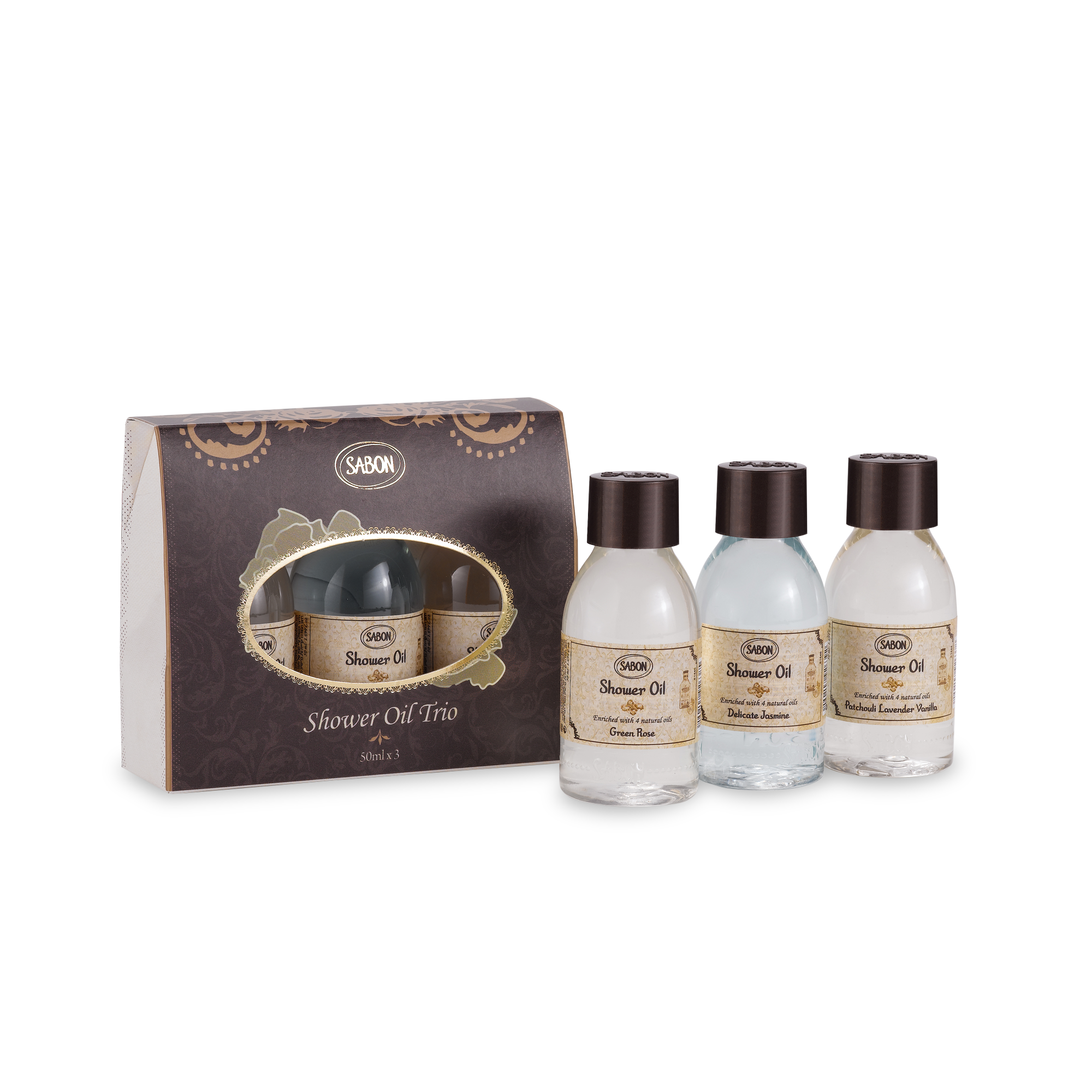 Luxury Shower Oil Trio Gift Set