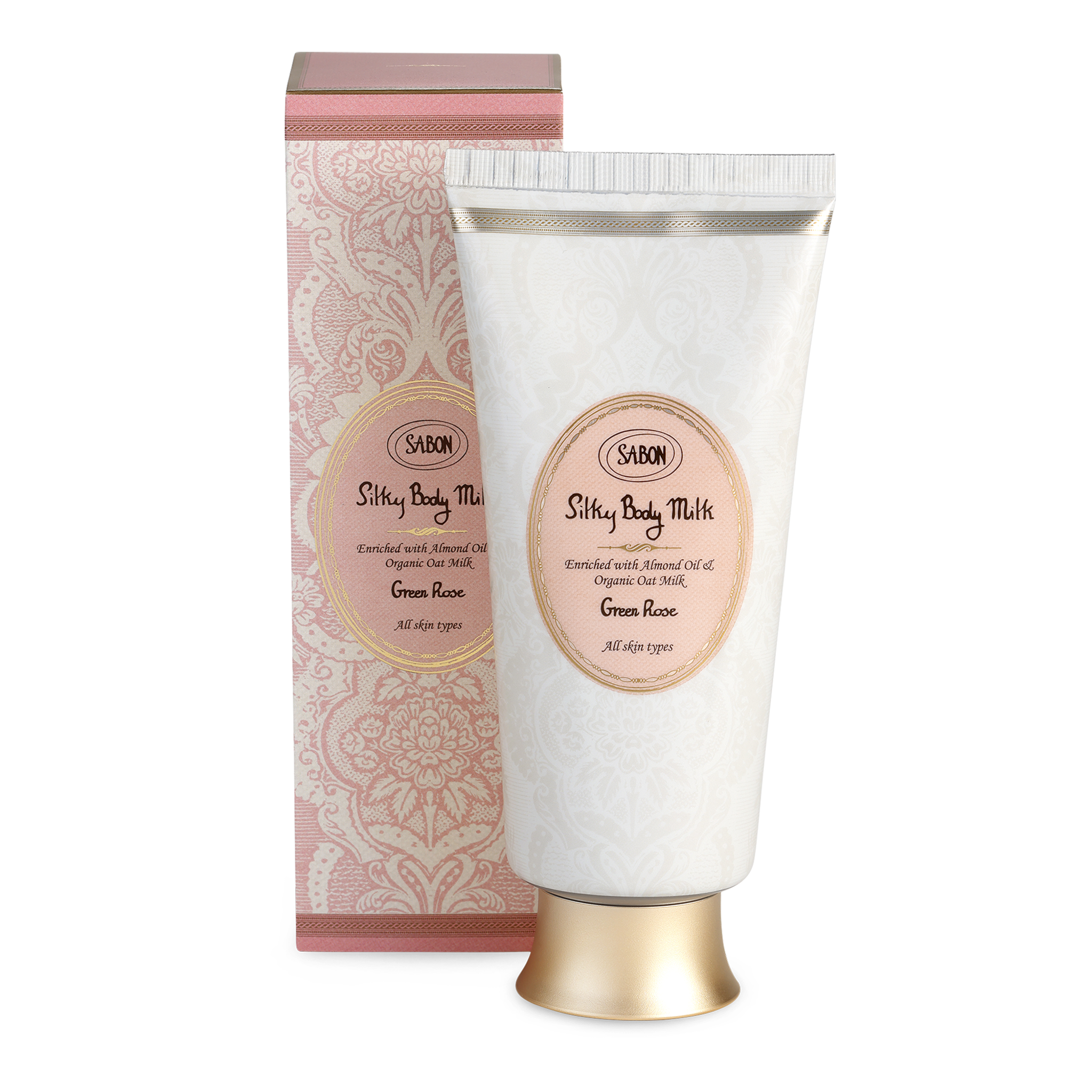 Sabon Luxury Silky Body Milk Green Rose 7oz (200mL)
