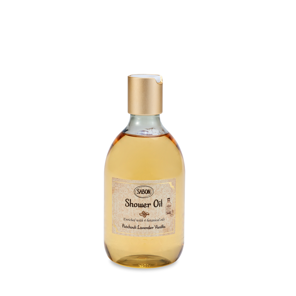 Sabon Luxury Shower Oil Patchouli Lavender Vanilla 10.5 oz (300mL)