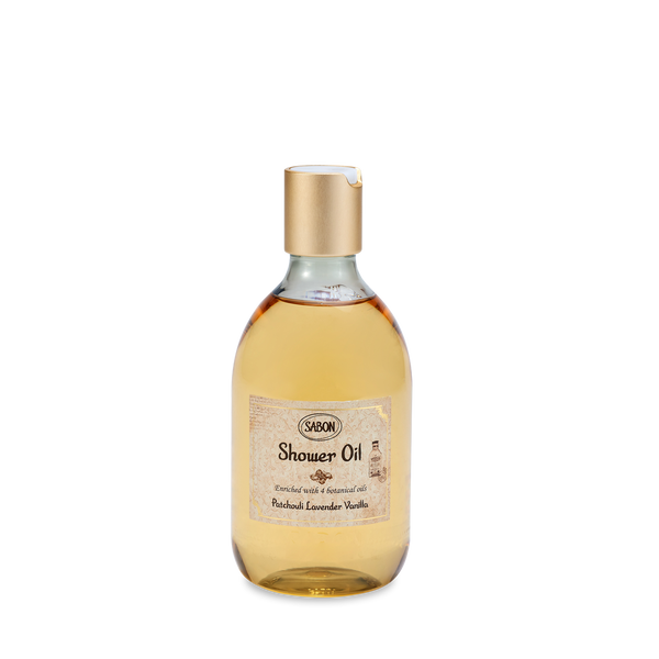 Sabon Luxury Shower Oil Patchouli Lavender Vanilla 10.5 oz (300mL)
