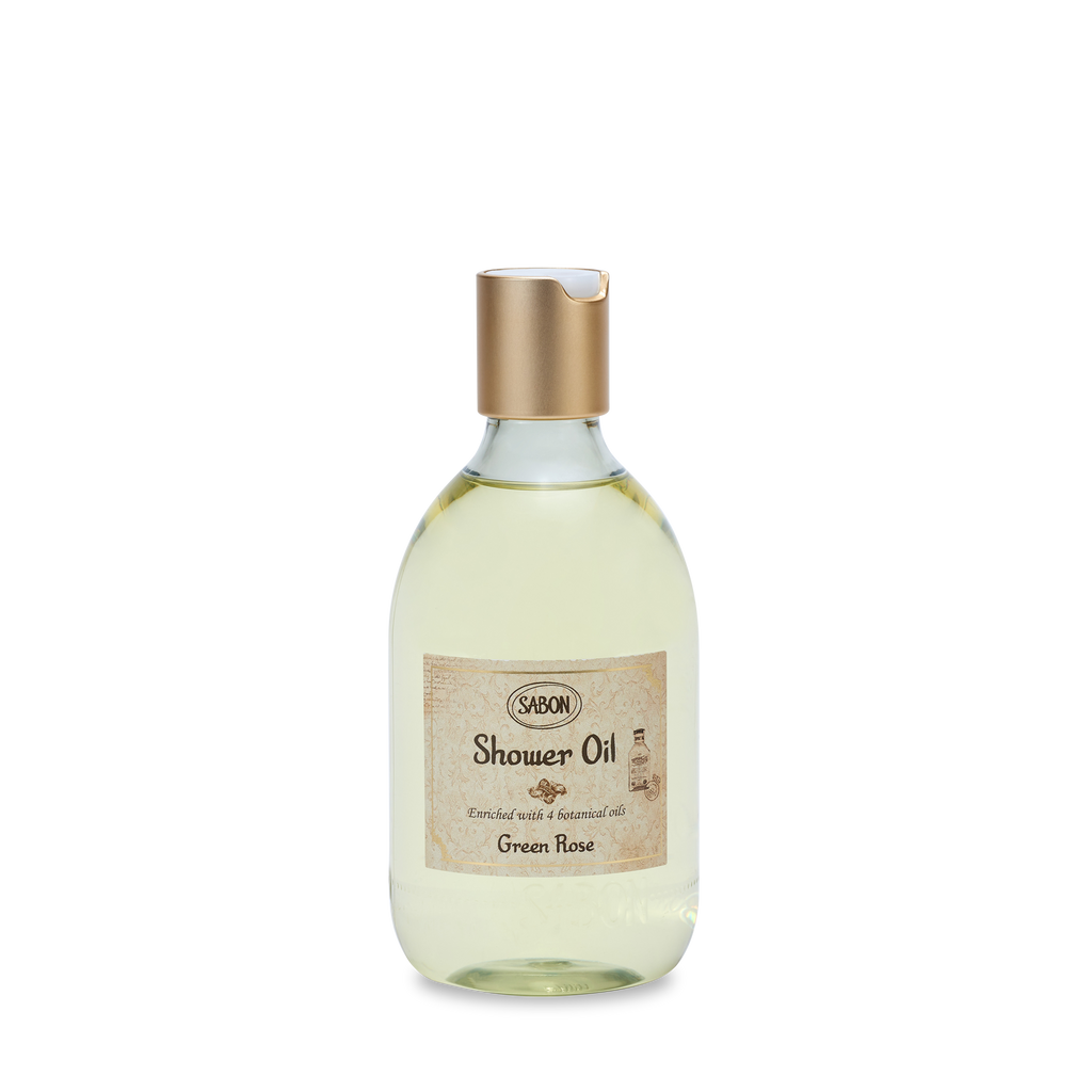 Sabon Luxury Shower Oil Green Rose 10.5 oz (300mL)
