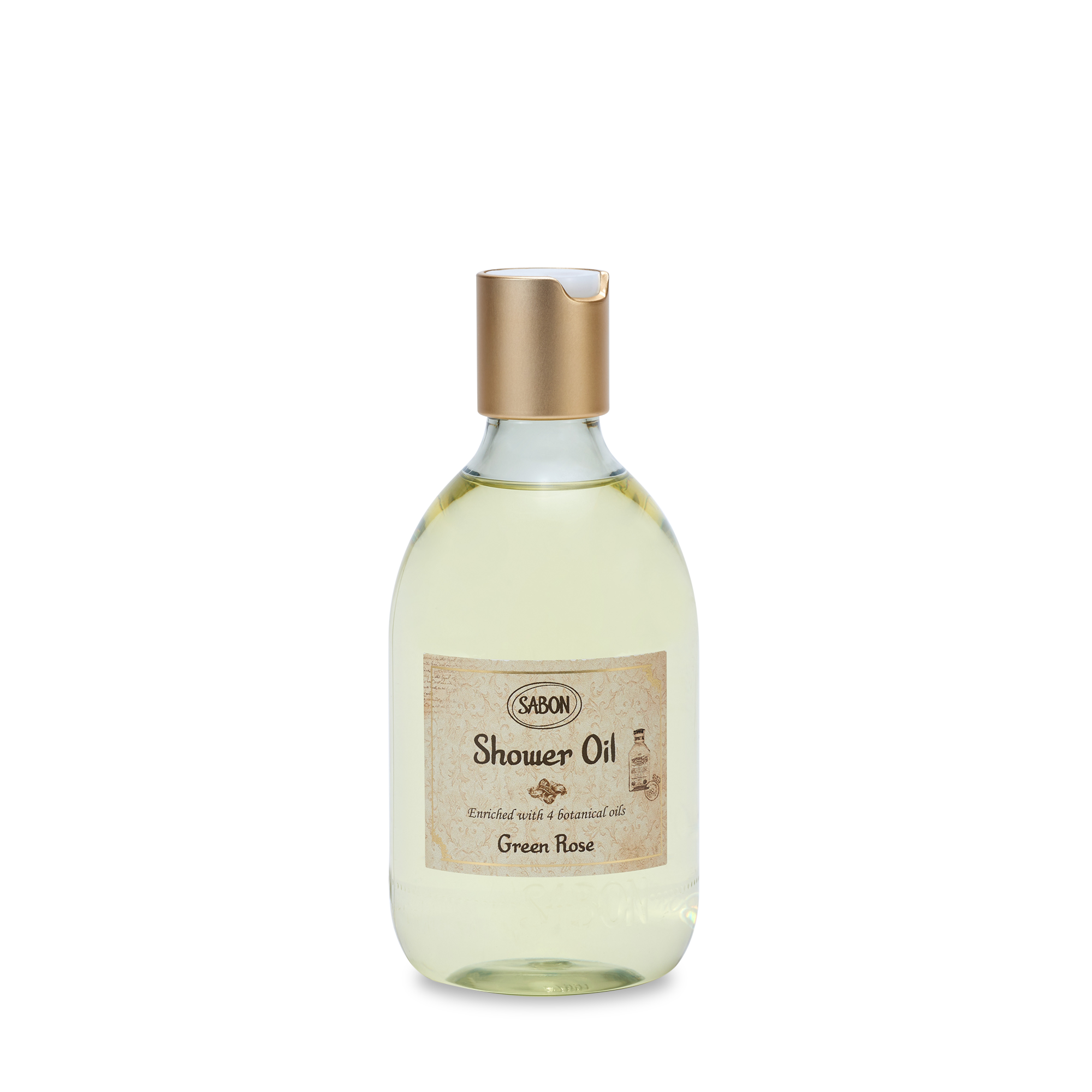 Sabon Luxury Shower Oil Green Rose 10.5 oz (300mL)