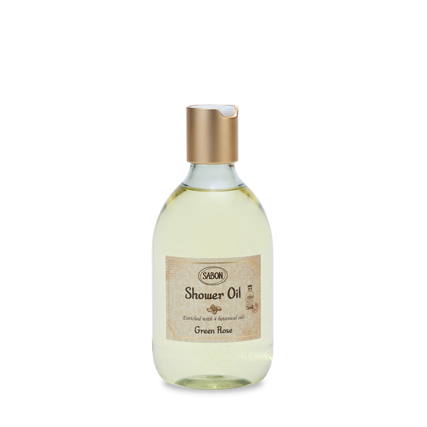 Sabon Luxury Shower Oil Green Rose 10.5 oz (300mL)