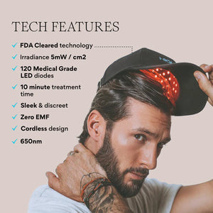 RED LIGHT HAT: Encourage Hair Growth & Scalp Revitalization