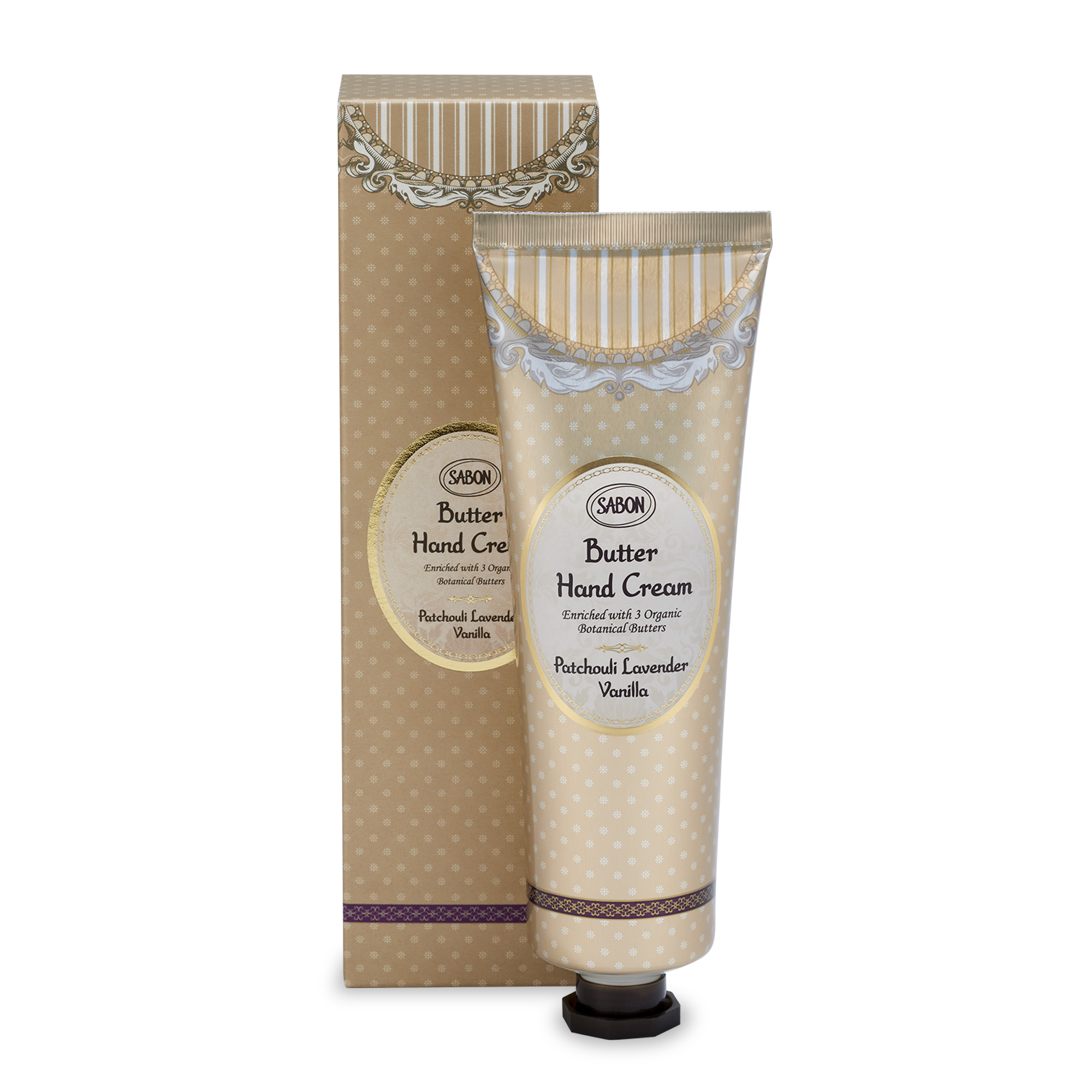 Sabon Luxury Butter Hand Cream Patchouli Lavender Vanilla