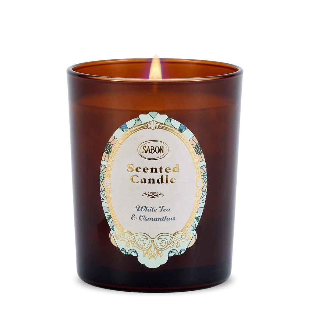 Sabon Luxury Candle White Tea & Osmanthus 180gr