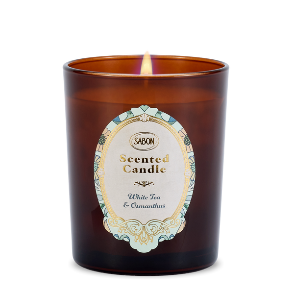 Sabon Luxury Candle White Tea & Osmanthus 180gr