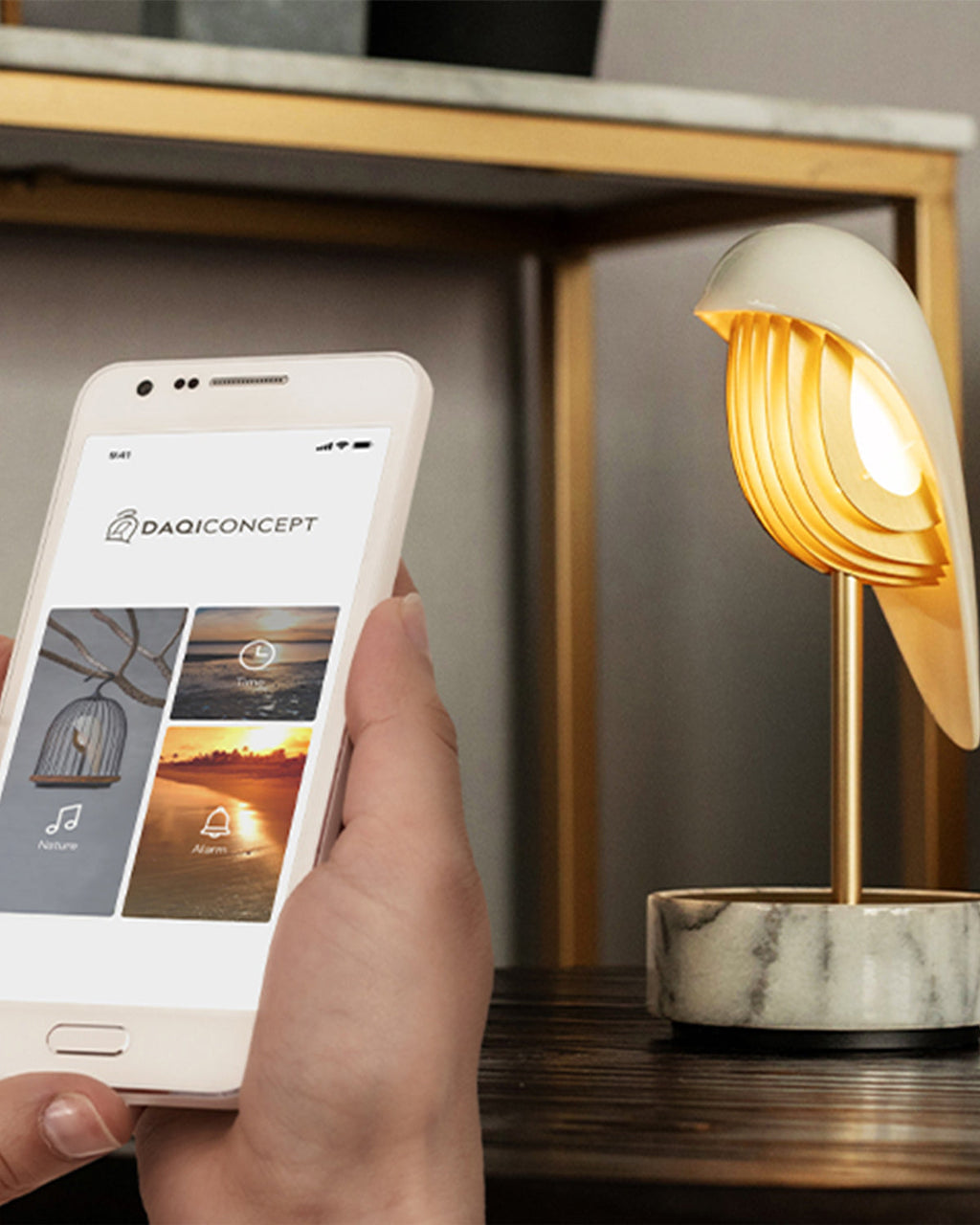 Alarm Clock + Light CHIRP Black