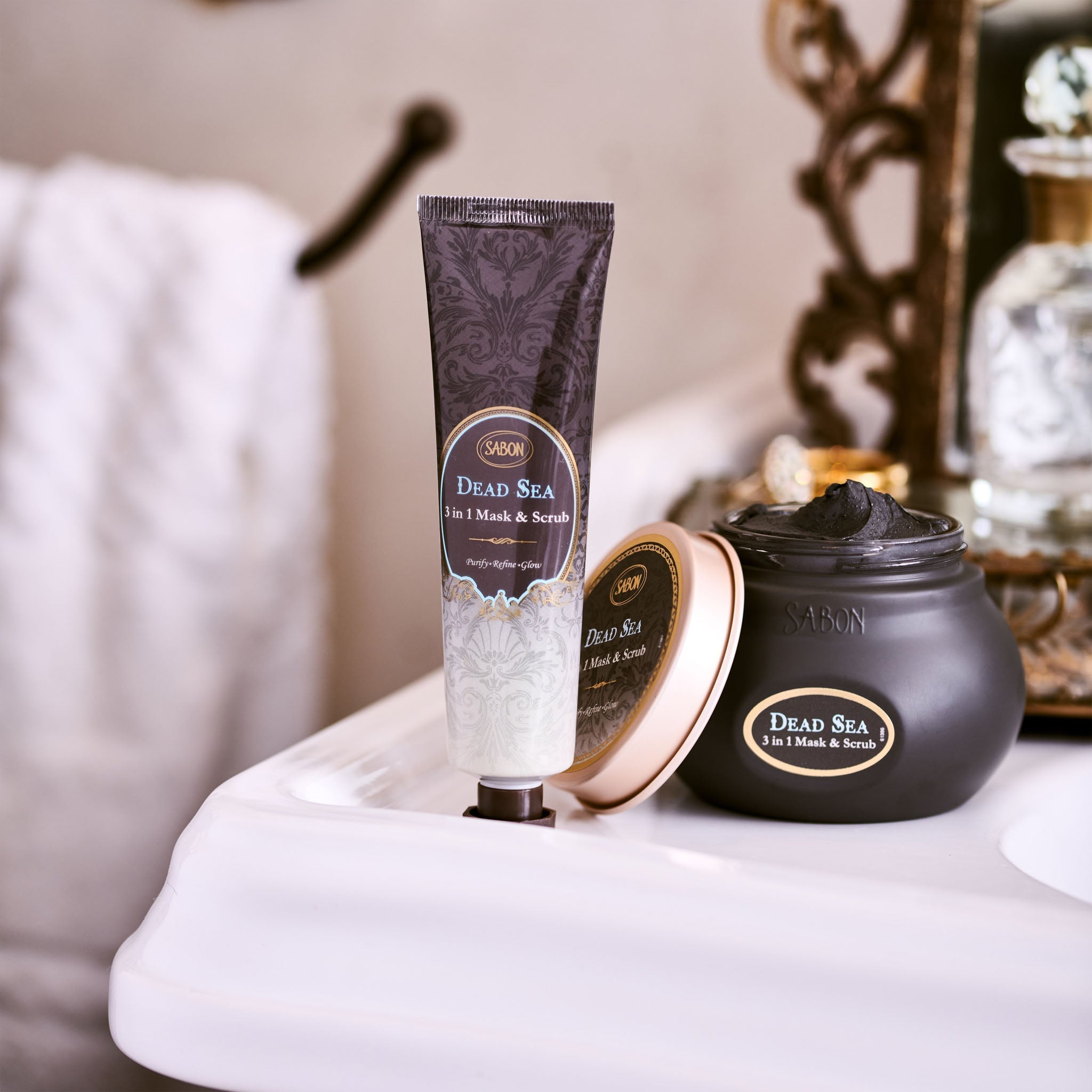 Sabon 3 In 1 Dead Sea Mask Scrub 1.7oz (50mL)