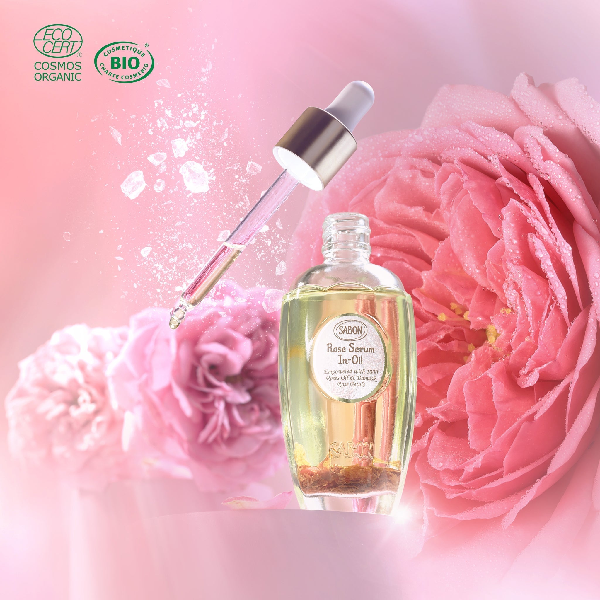 Sabon 100% Natural Luxury Rose Serum In Oil 1.7oz (50mL)