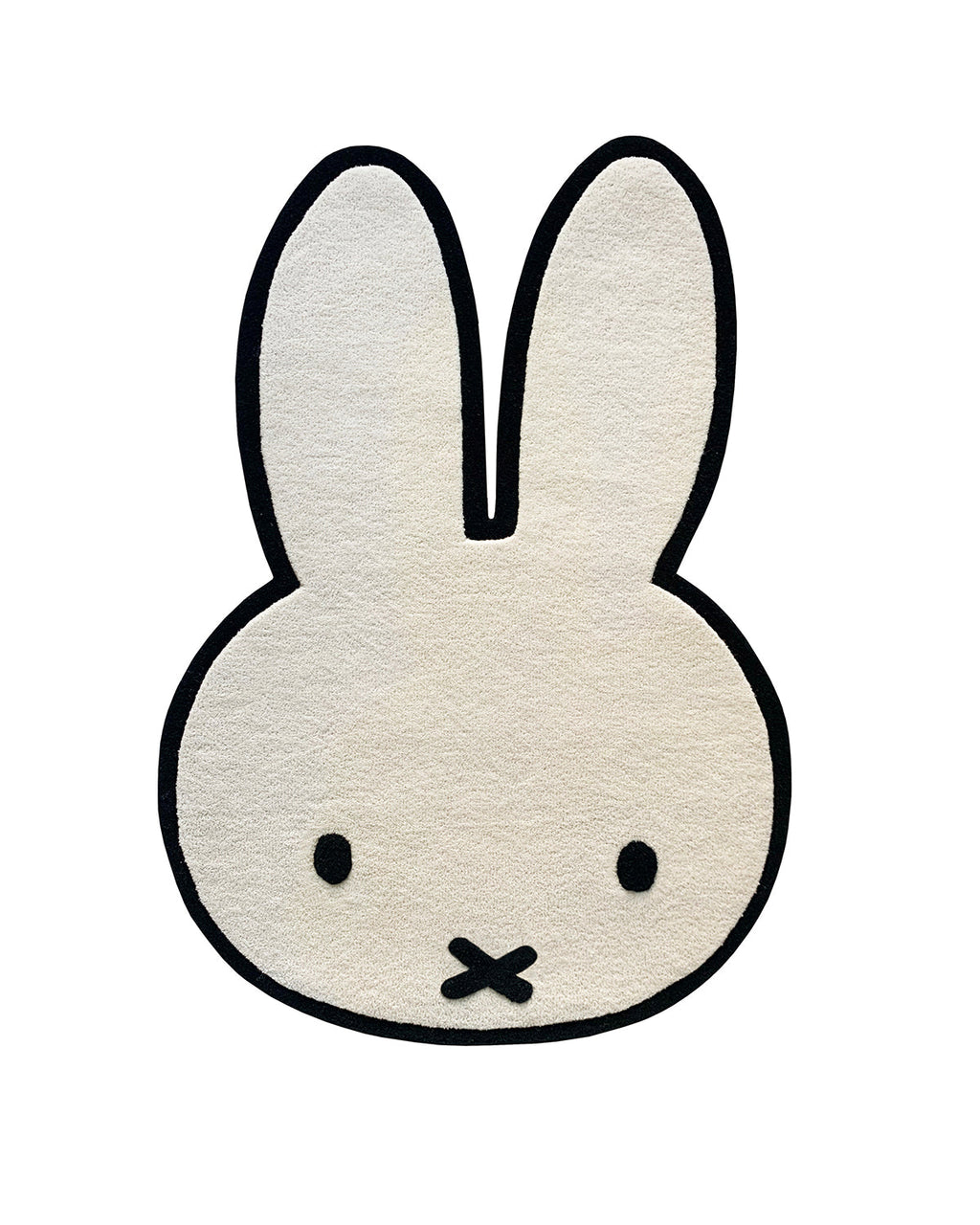 Rug NIJNTJE MIFFY Cream / Black Print 2.6 x 3.7ft
