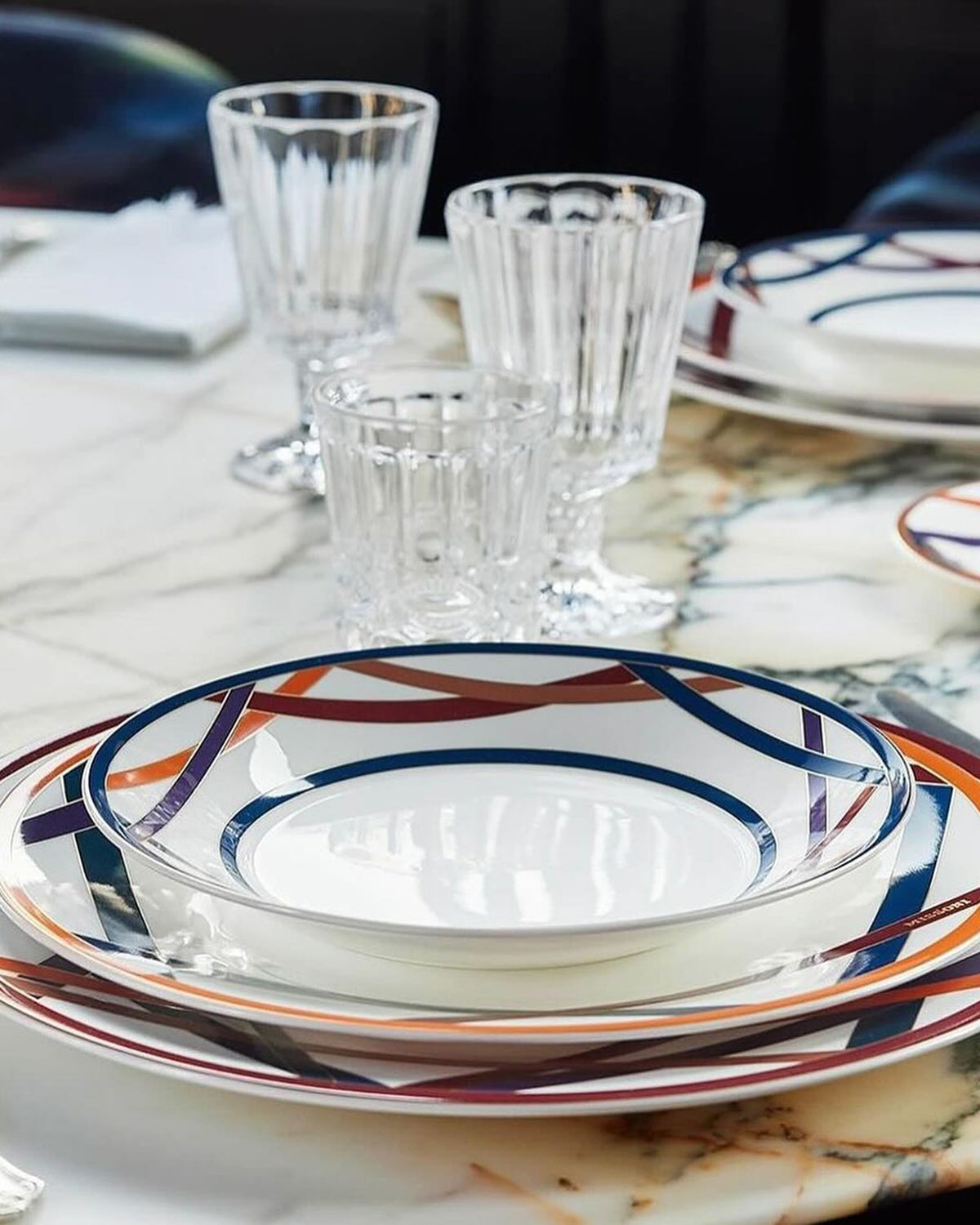Salad Bowl NASTRI  Multicolor diam. 10.5" x 4.3"