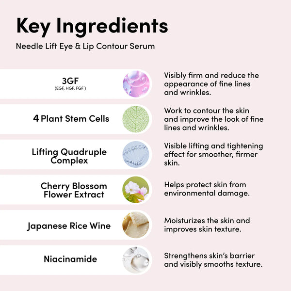 YA-MAN Needle Lift Eye & Lip Contour Serum