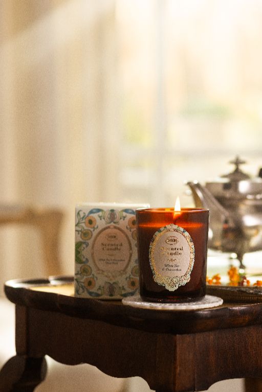 Sabon Luxury Candle White Tea & Osmanthus 180gr