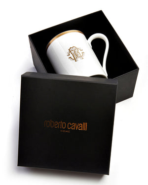 Mug Cup SILK in Luxury Box Gold diam. 2.5", H 3.3", cap. 12.5 oz