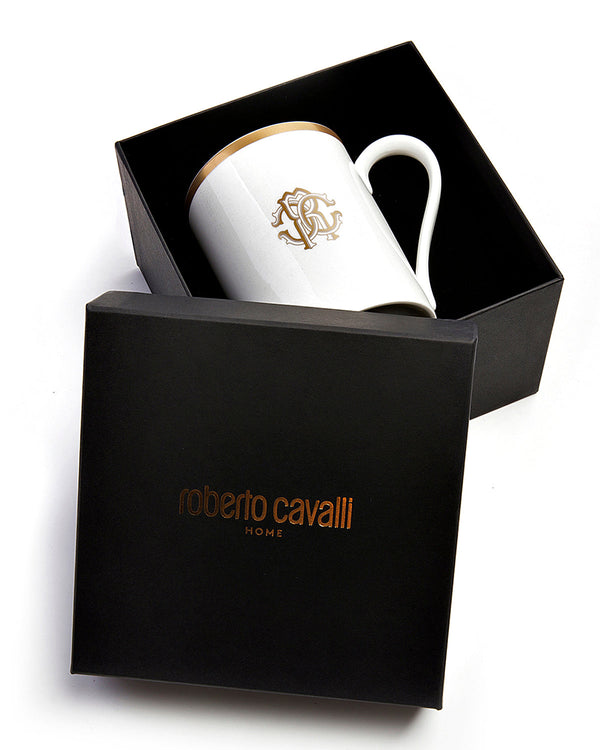 Mug Cup SILK in Luxury Box Gold diam. 2.5", H 3.3", cap. 12.5 oz
