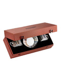 Tea Cup & Saucer STRIPES Set of 2 in Luxury Box Jenkins 148 diam. 3.3", H 2.3", cap. 7.5 oz, Saucer diam. 6"