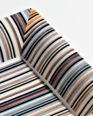 Tray STRIPES Rectangular Large in Luxury Box Jenkins 148 8.5" x 6.75"