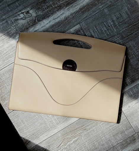 Custom Laptop Sleeve Program: Made With Recycled Leather. 50 Piece Minimum Order.