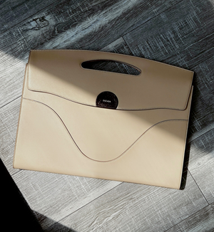 Custom Laptop Sleeve Program: Made With Recycled Leather. 50 Piece Minimum Order.