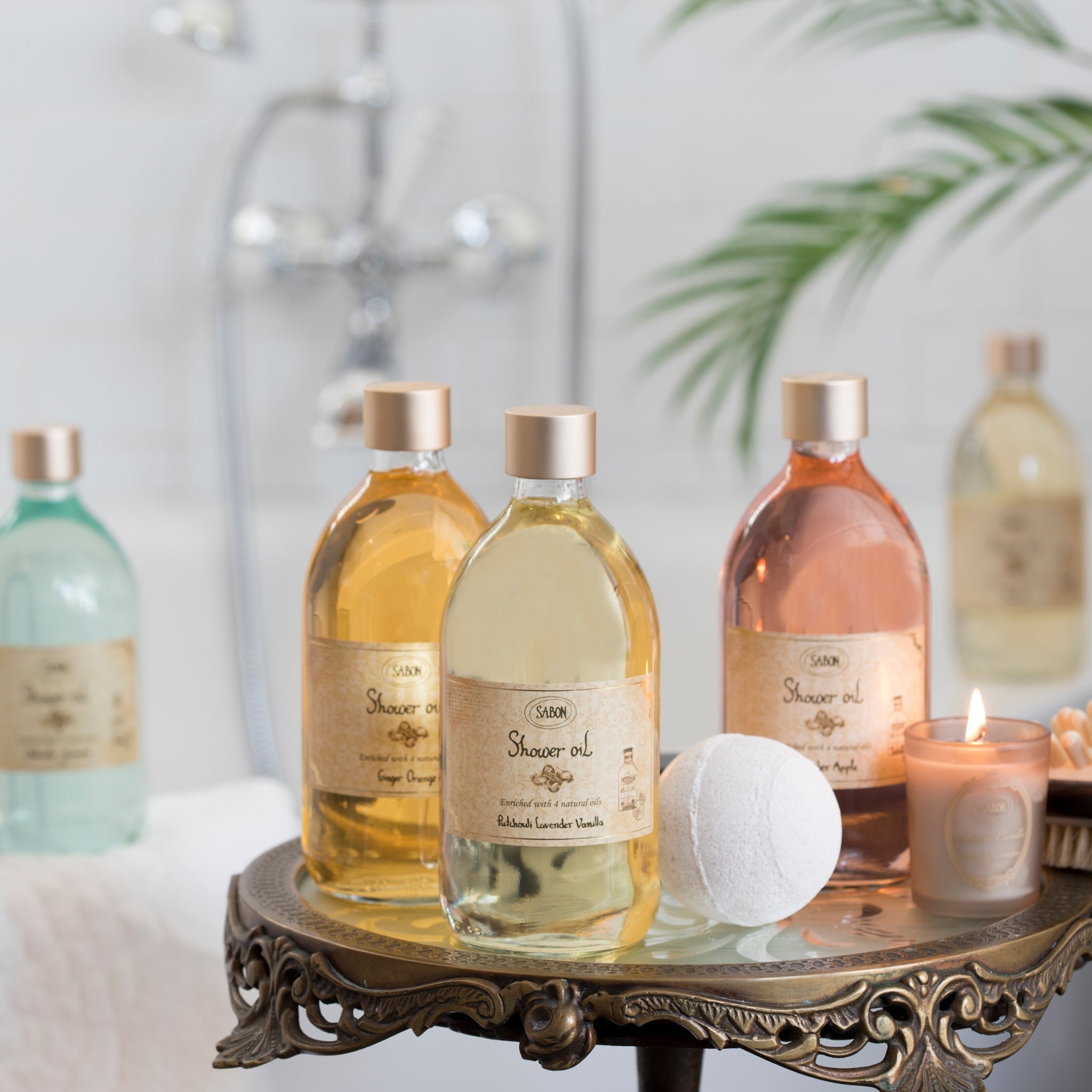Sabon Luxury Shower Oil Mango Kiwi 17.5 oz (500mL)