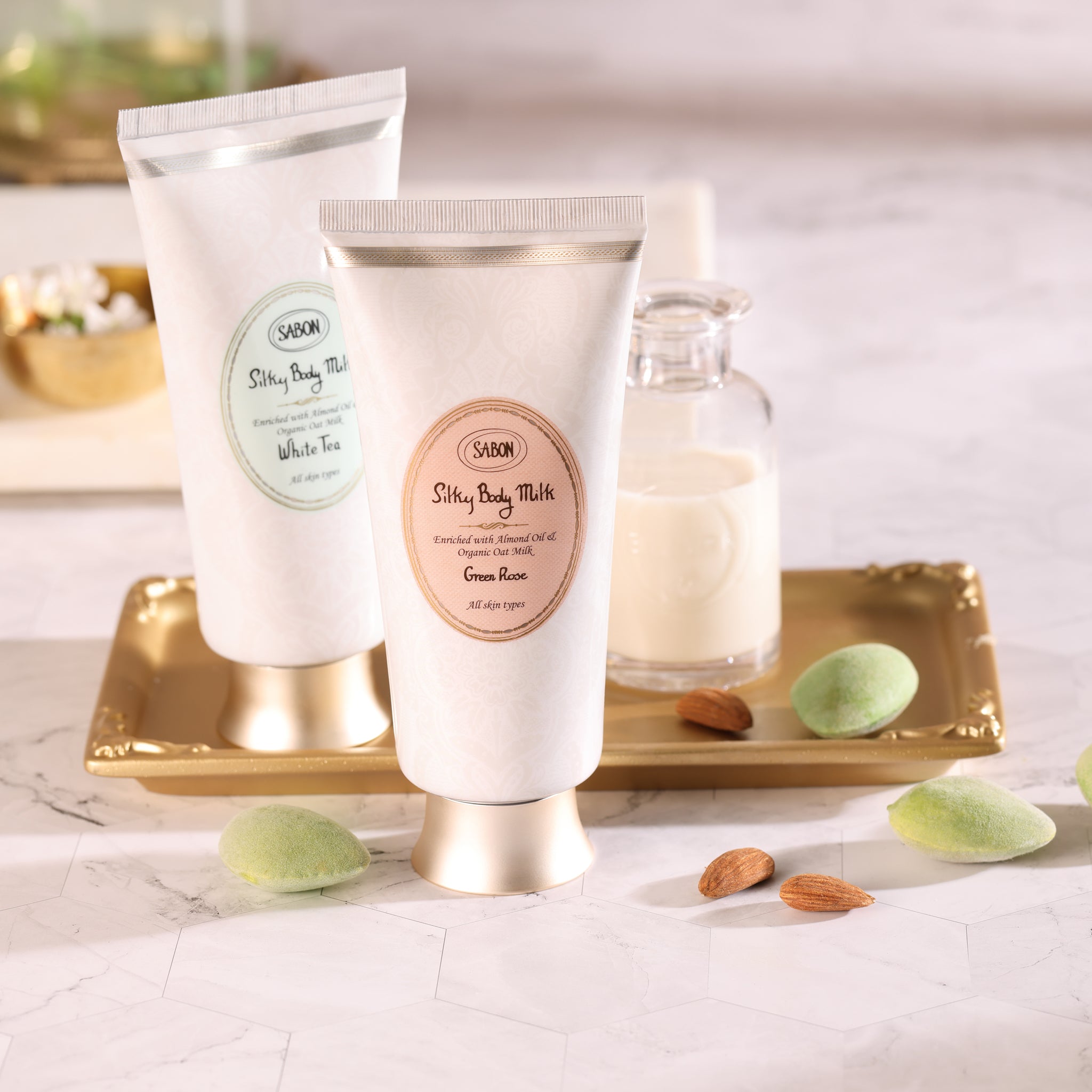 Sabon Luxury Silky Body Milk Delicate Jasmine 7oz (200mL)